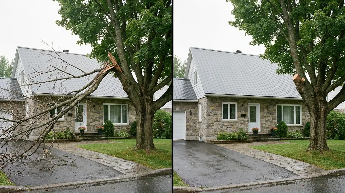 Branche dangereuse · Québec