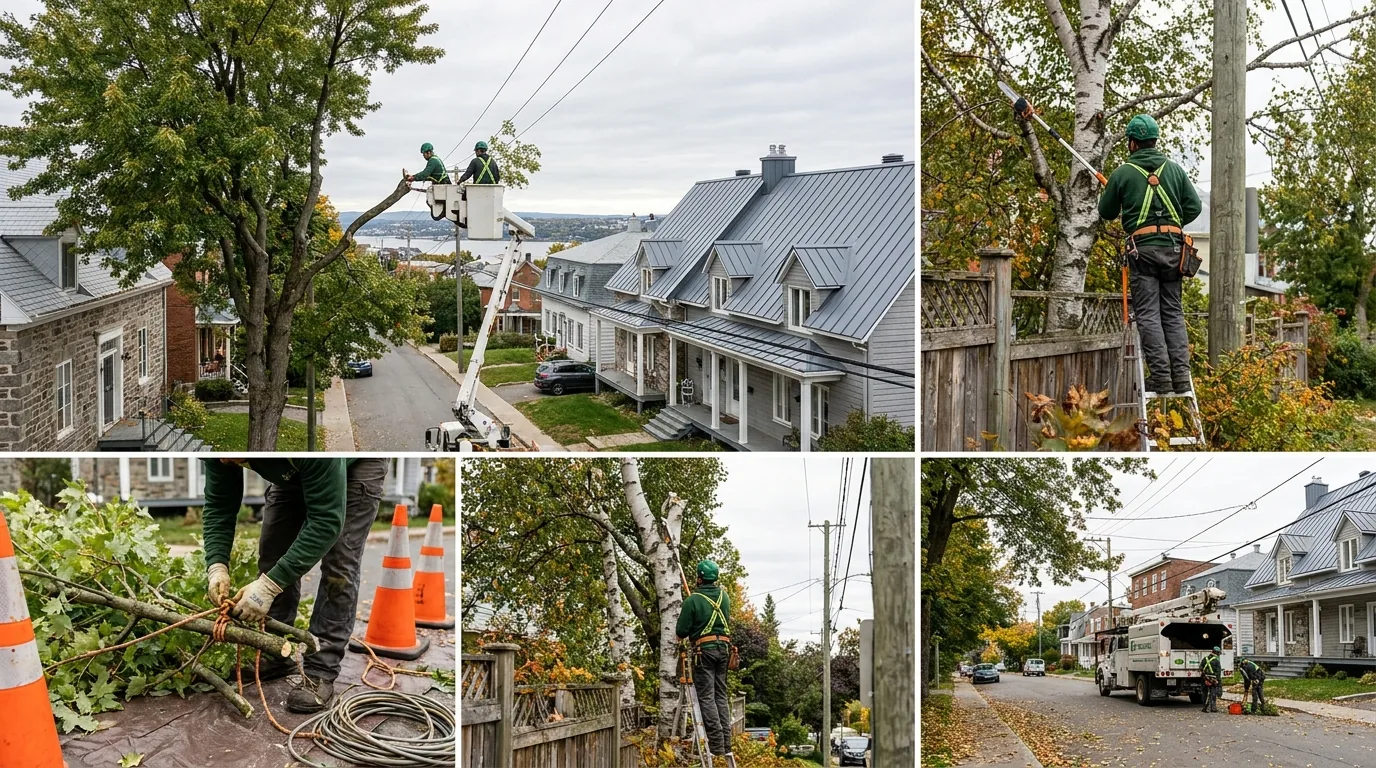 Émondage près des lignes électriques : sécurité et réglementation Hydro-Québec (Québec)
