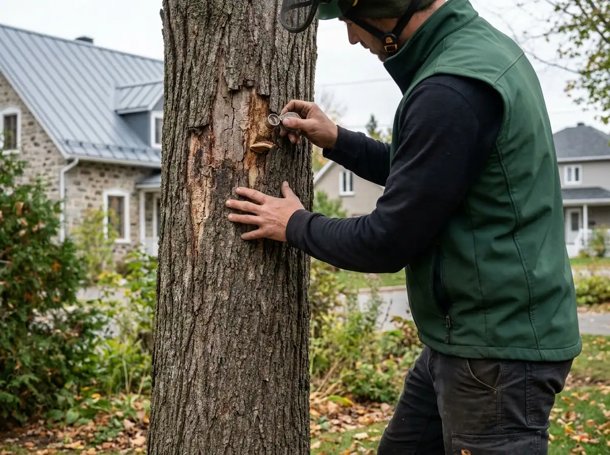 Détection de maladie d'arbre Québec